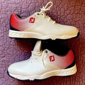GOLF shoes. Footjoy golf shoes for junior golfer size 2. Never worn.